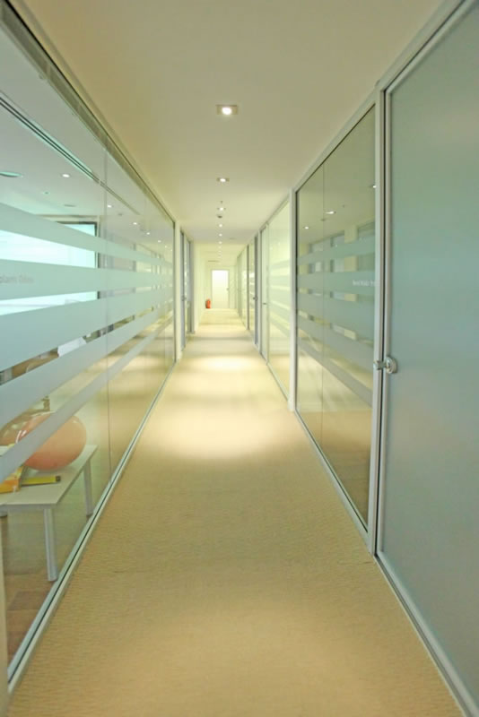 Single Glass Partition Vogline