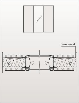 KLAPPA / Ahşap-Cam-Ahşap Geçiş Detayı